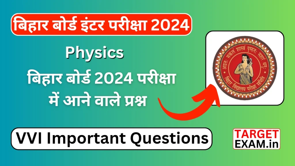 Class 12th Physics Vvi important Question